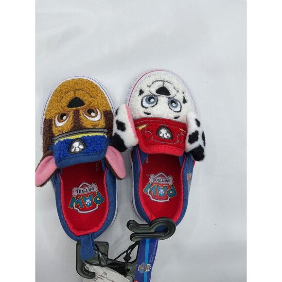 Paw Patrol Toddler Boys Plush Character Sneakers Featuring Chase & Marshall Desi - Picture 4 of 4